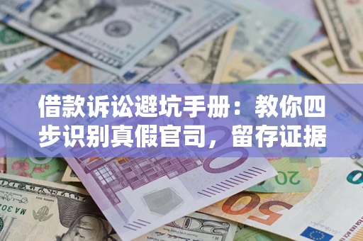 武汉借款诉讼避坑手册：教你四步识别真假官司，留存证据不踩雷