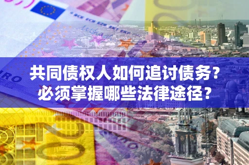 武汉共同债权人如何追讨债务？必须掌握哪些法律途径？