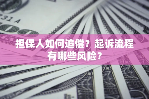 武汉担保人如何追偿？起诉流程有哪些风险？