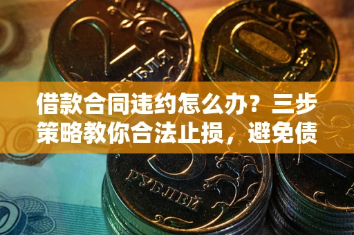 武汉借款合同违约怎么办？三步策略教你合法止损，避免债务危机升级