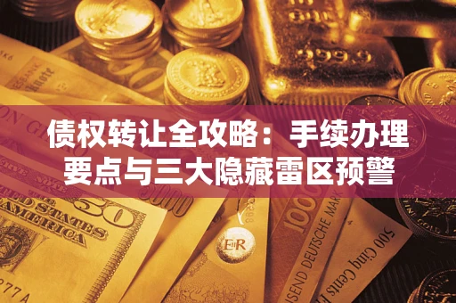 武汉债权转让全攻略：手续办理要点与三大隐藏雷区预警