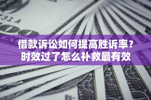 武汉借款诉讼如何提高胜诉率？时效过了怎么补救最有效