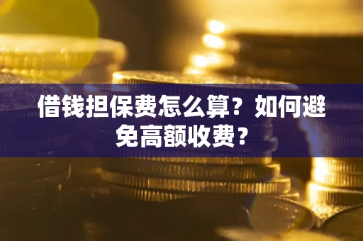武汉借钱担保费怎么算？如何避免高额收费？